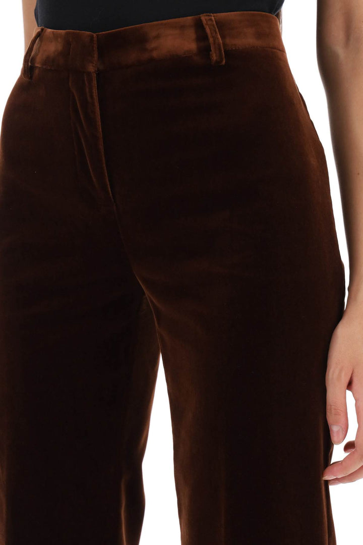 Flared Velvet Pants - Etro - Women