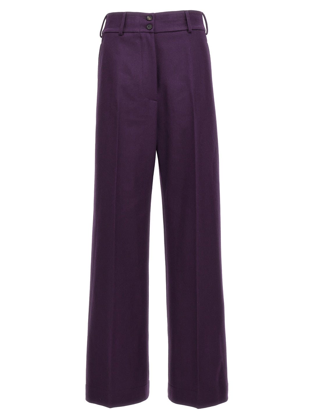 Wool Pants Purple