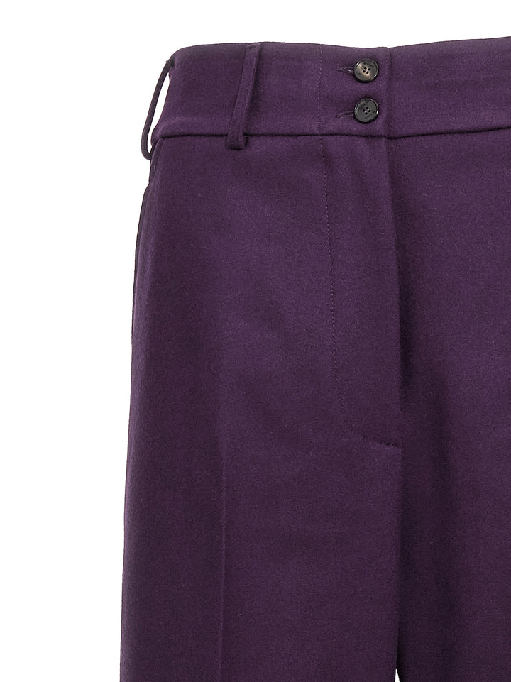 Wool Pants Purple