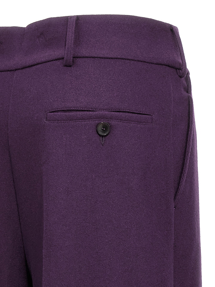 Wool Pants Purple