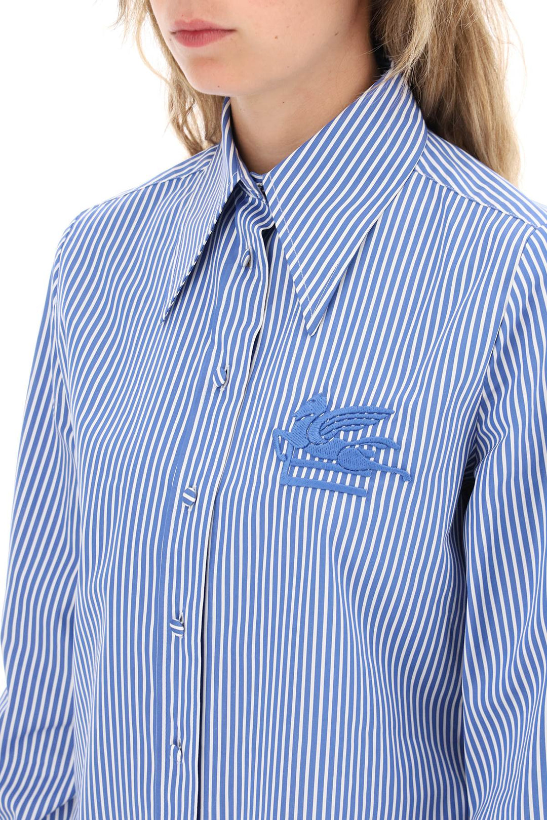 Striped Regular Fit Shirt - Etro - Women