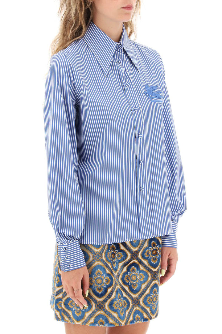 Striped Regular Fit Shirt - Etro - Women