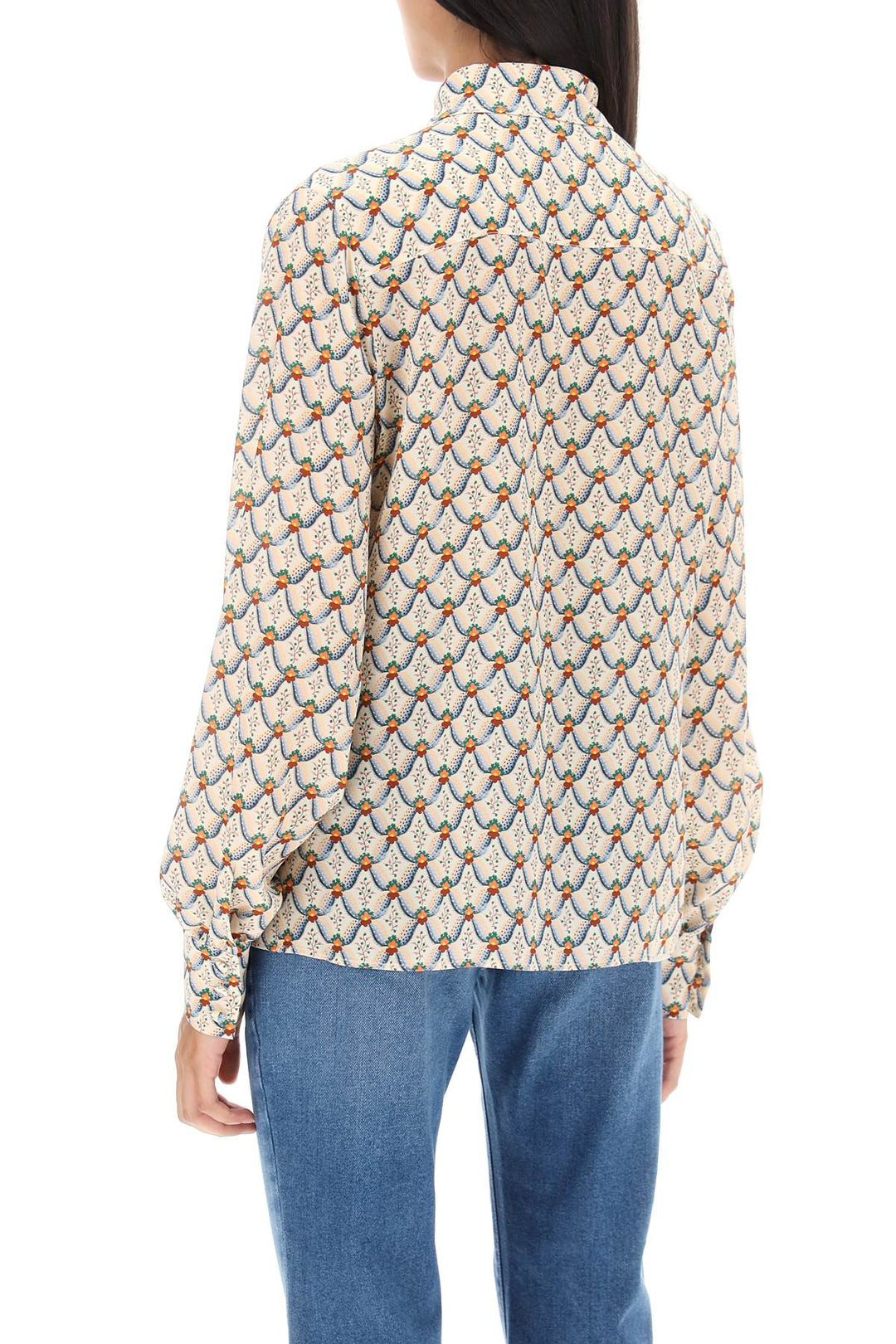 Crepe De Chine Shirt With Floralia Motif - Etro - Women