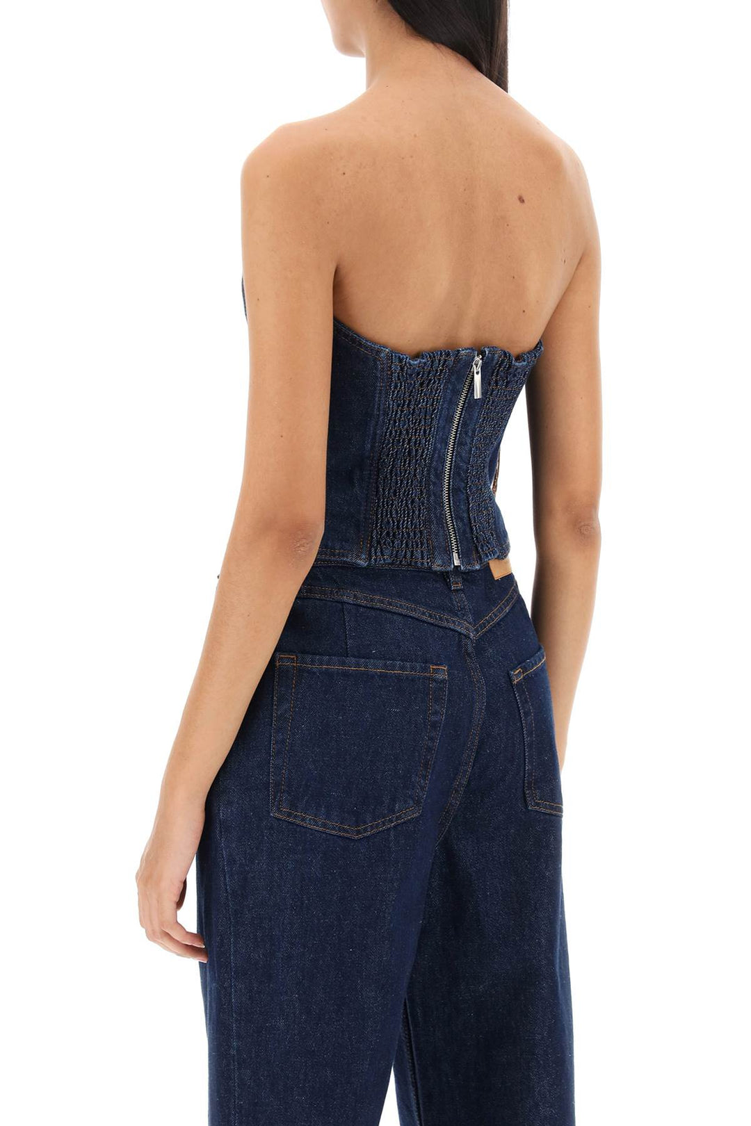 Denim Bustier Top - Magda Butrym - Women