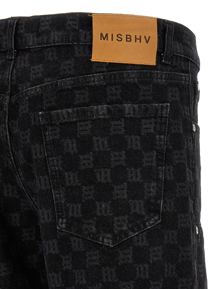 Monogram Carpenter Jeans Black