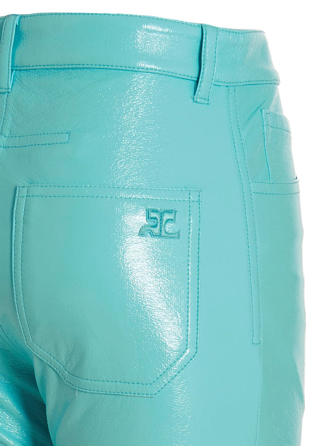 Vinyl Pants Light Blue