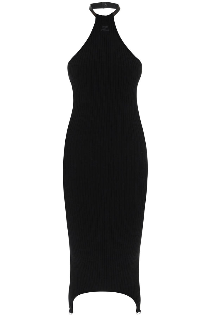 Sheath Midi Dress In Rib Knit - Courreges - Women