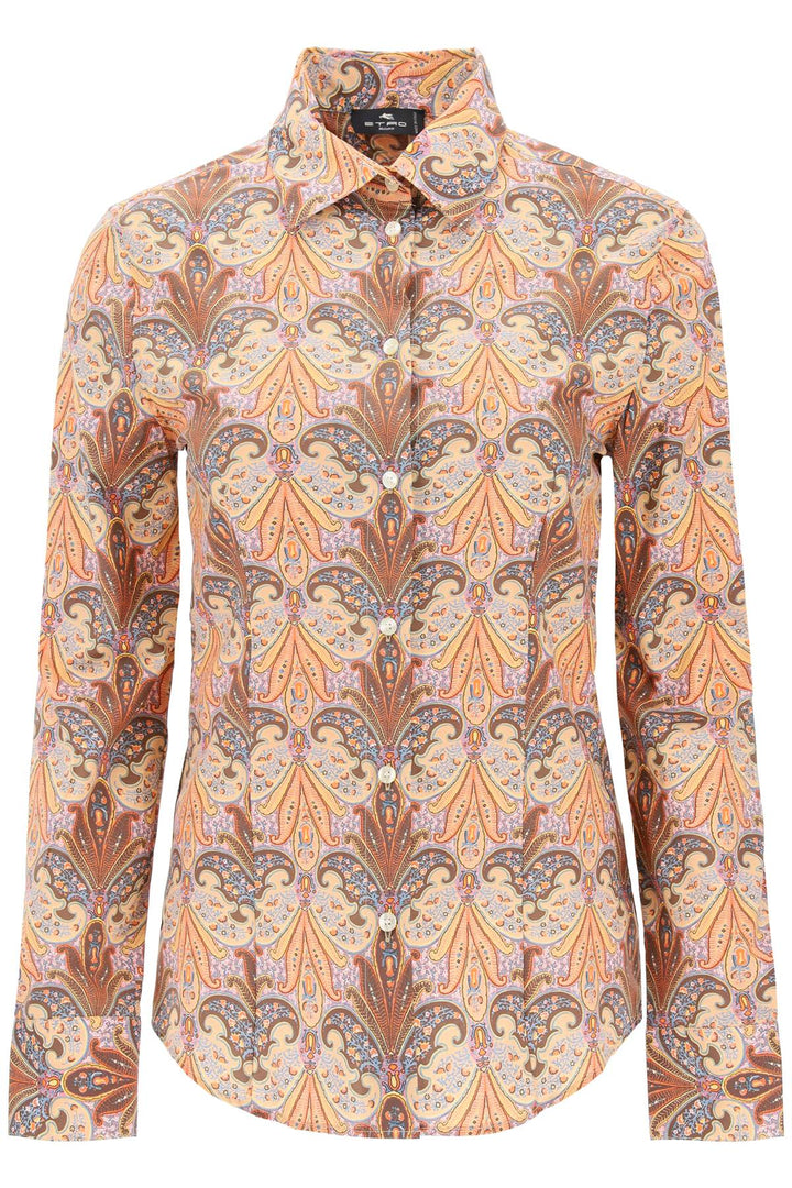 Slim Fit Shirt With Paisley Pattern - Etro - Women