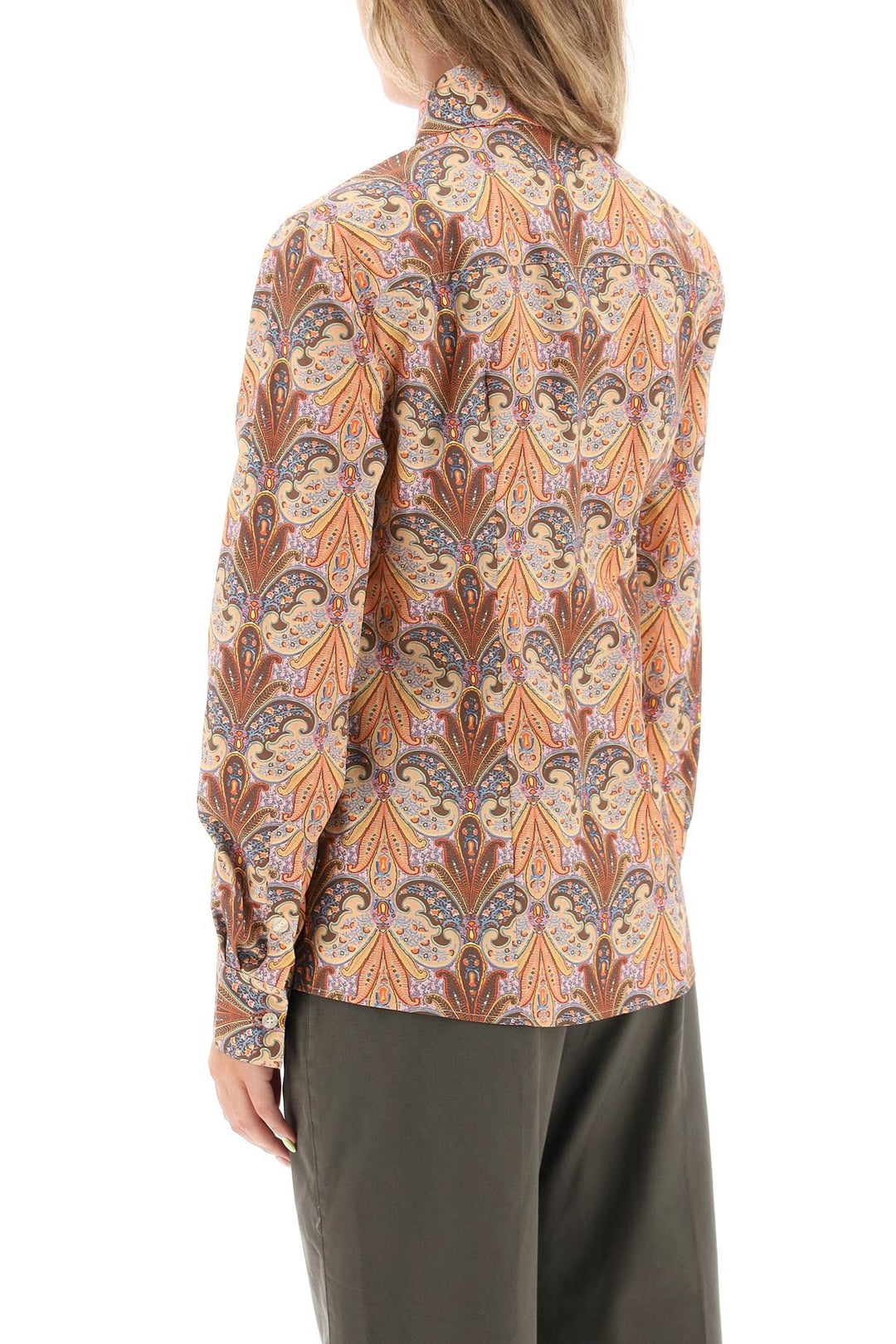 Slim Fit Shirt With Paisley Pattern - Etro - Women