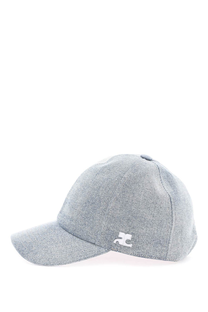 Cappello Baseball In Denim - Courreges - Women