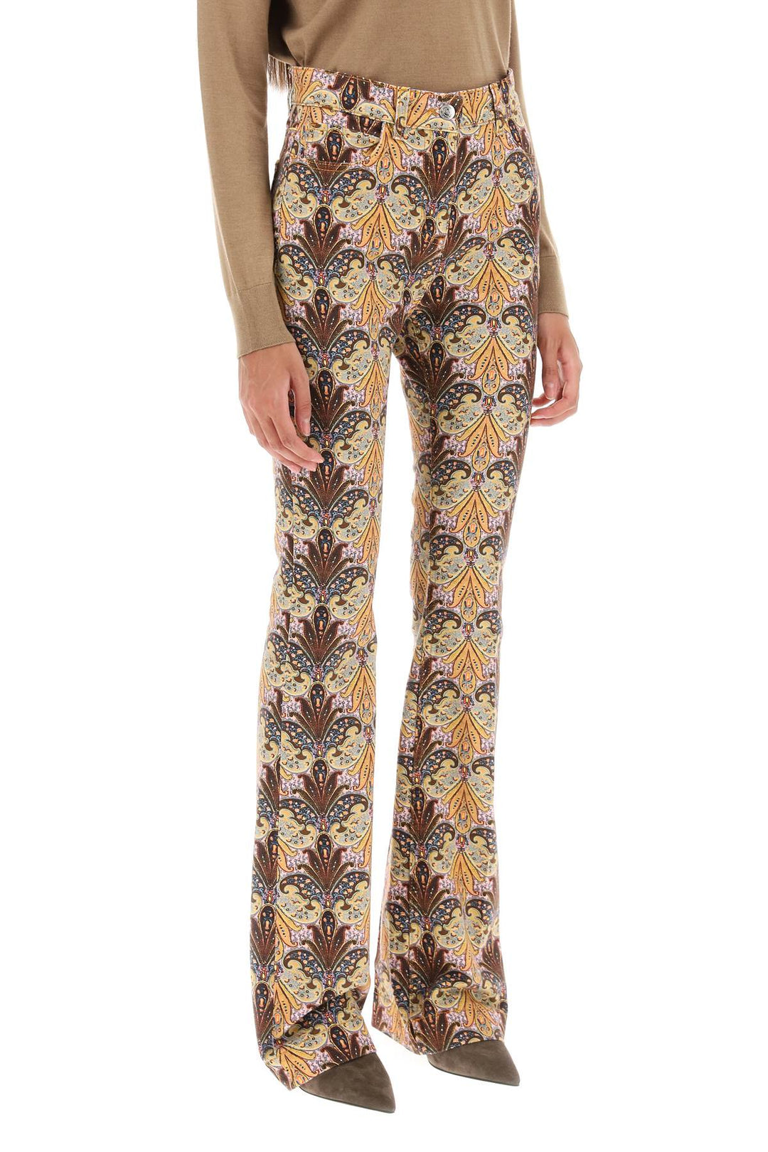 Bootcut Jeans With Paisley Pattern - Etro - Women