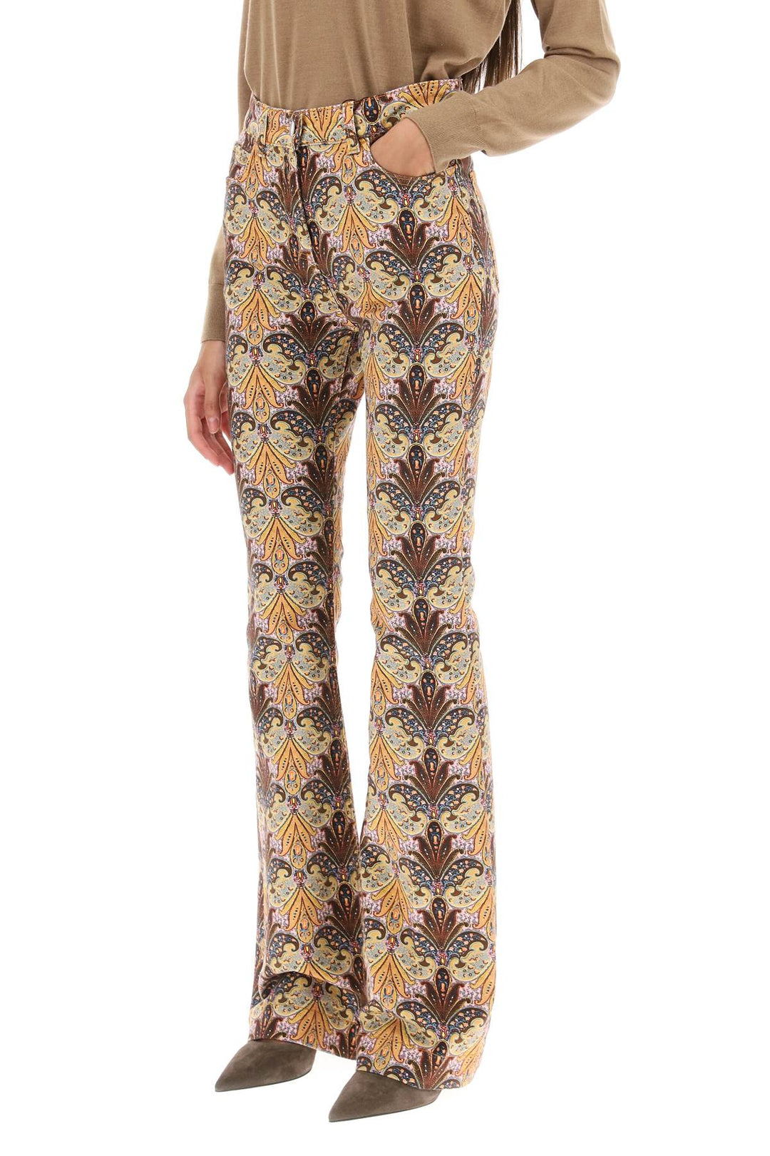 Bootcut Jeans With Paisley Pattern - Etro - Women