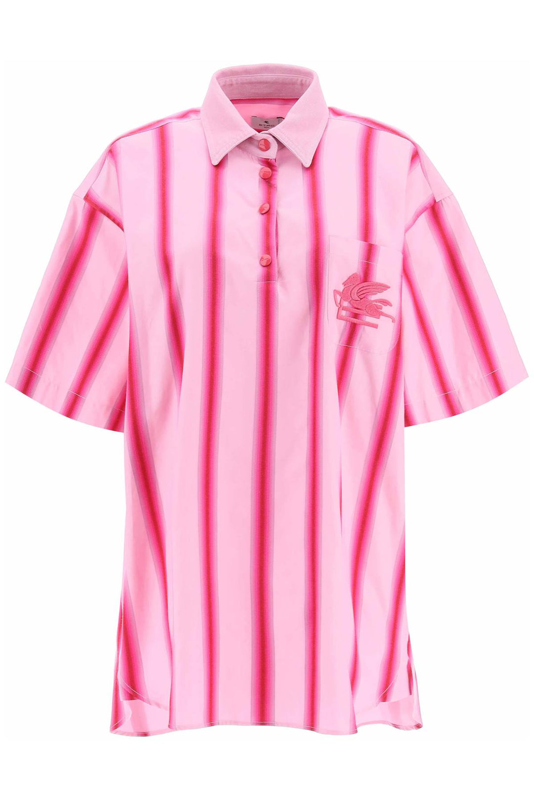 Striped Mini Shirt Dress - Etro - Women