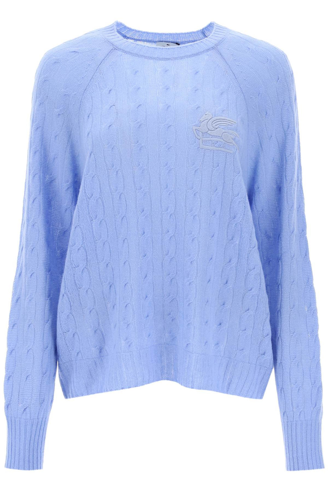 Cashmere Sweater With Pegasus Embroidery - Etro - Women