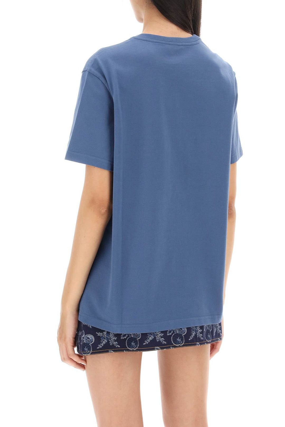 T Shirt With Pegasus Embroidery - Etro - Women