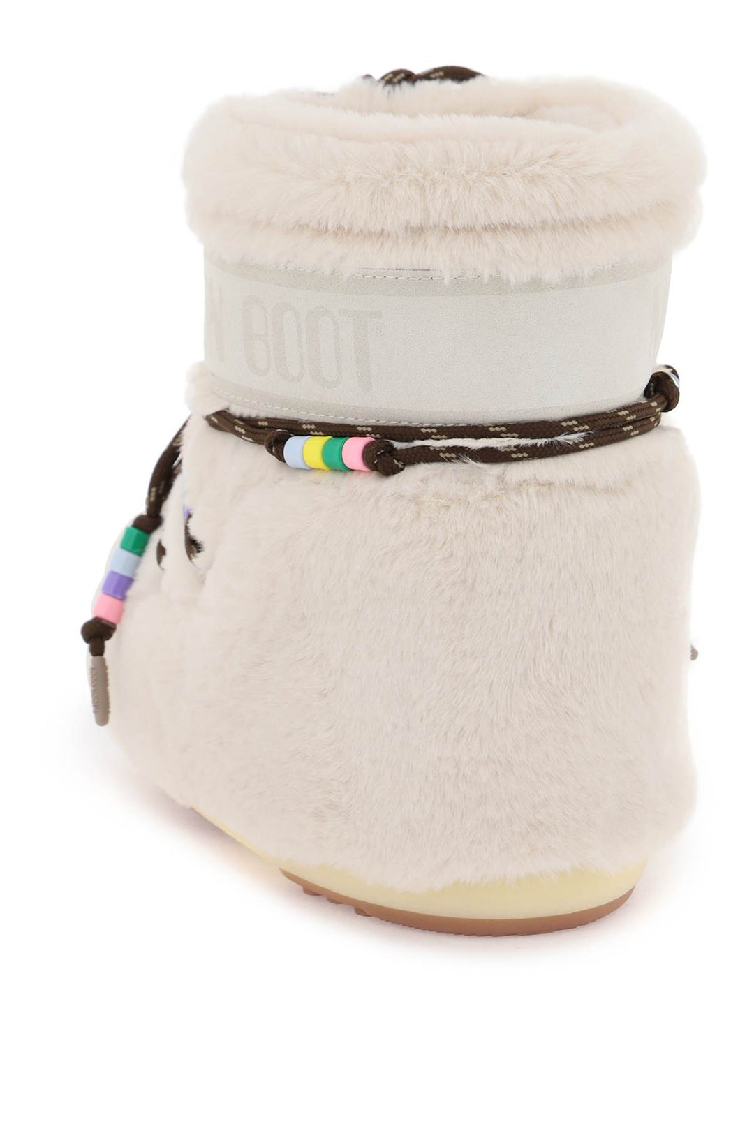 Icon Low Faux Fur Beads After Ski Boots - Moon Boot - Women