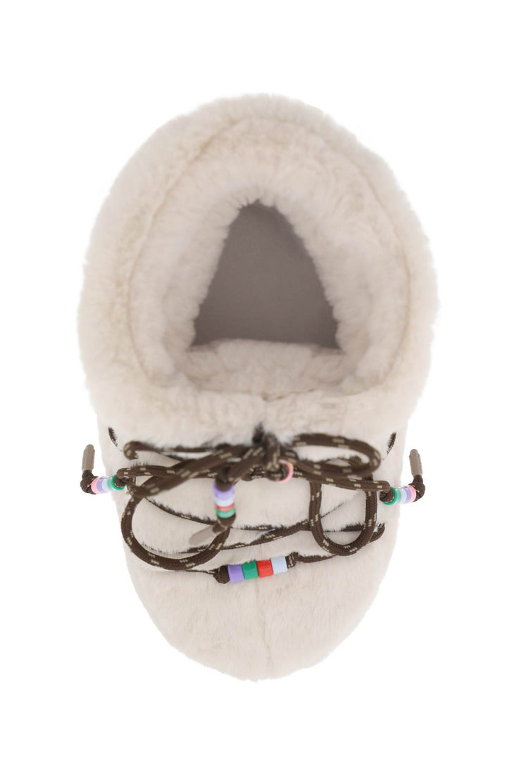 Icon Low Faux Fur Beads After Ski Boots - Moon Boot - Women