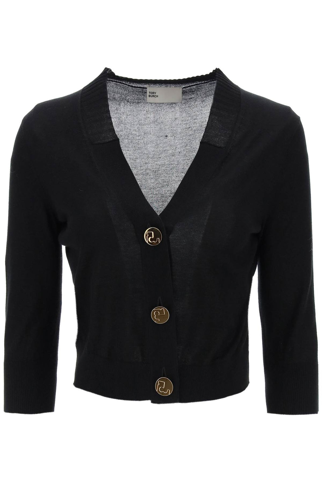 Short Cotton Cardigan - Tory Burch - Women