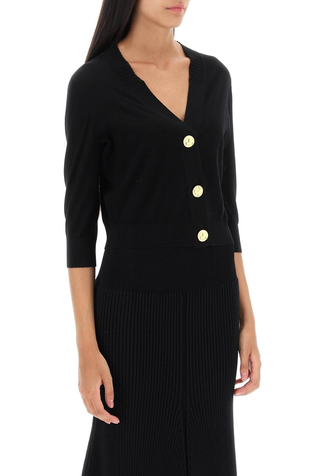 Short Cotton Cardigan - Tory Burch - Women