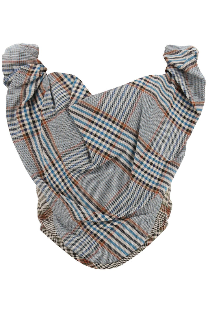 Sunday Corset Top In Tartan Wool - Vivienne Westwood - Women