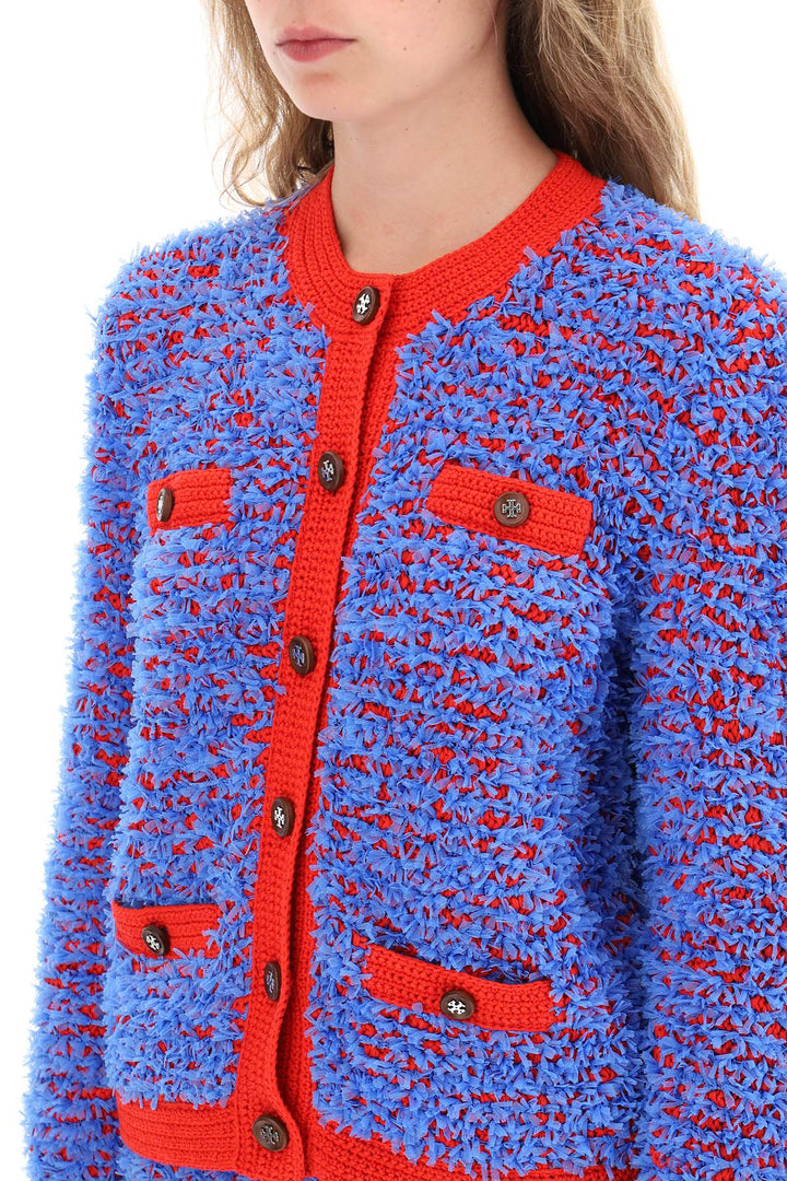 Confetti Tweed Jacket - Tory Burch - Women