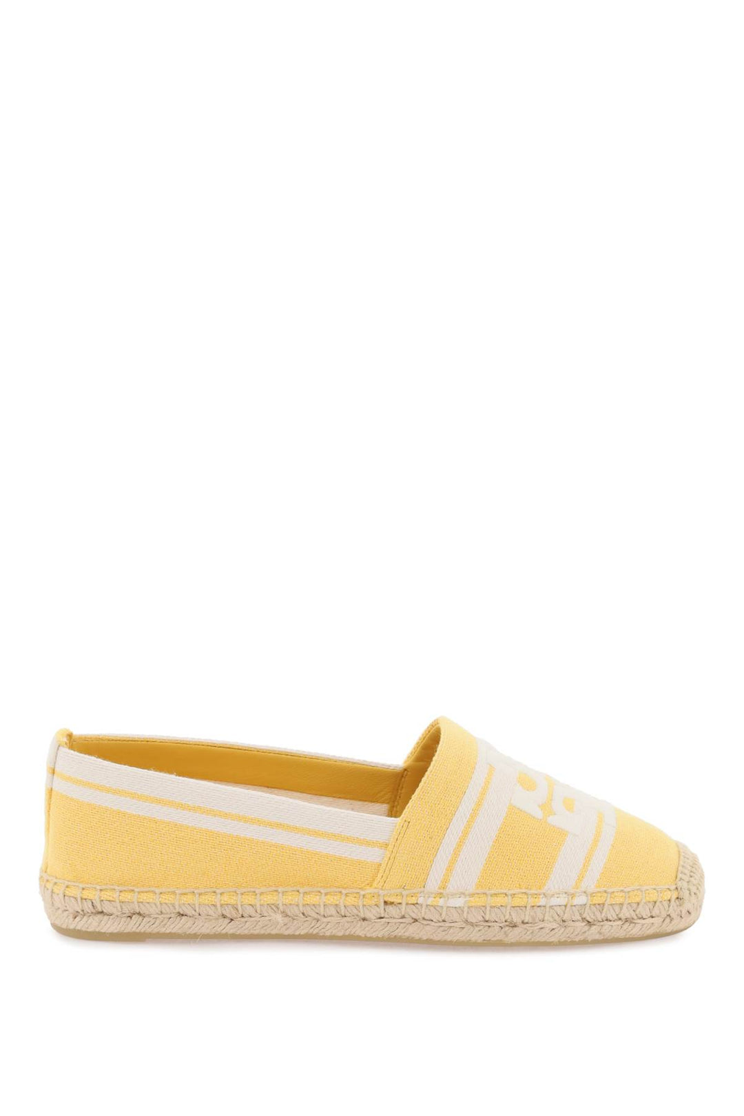 Striped Espadrilles With Double T - Tory Burch - Women