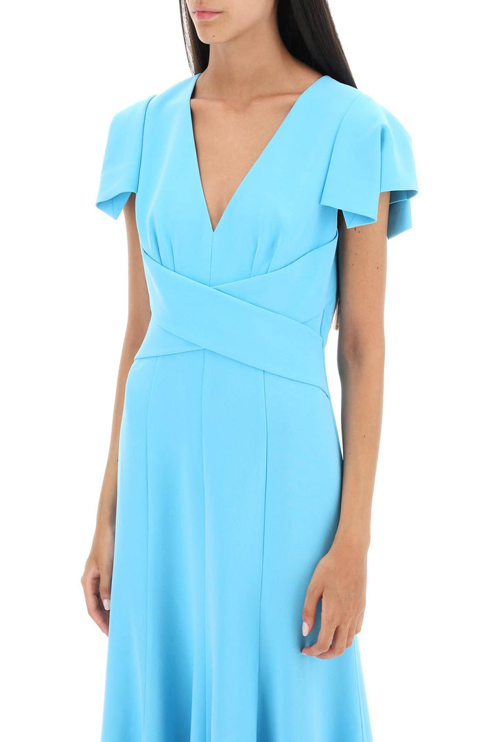 Cady Midi Dress With Cap Sleeves - Roland Mouret - Women