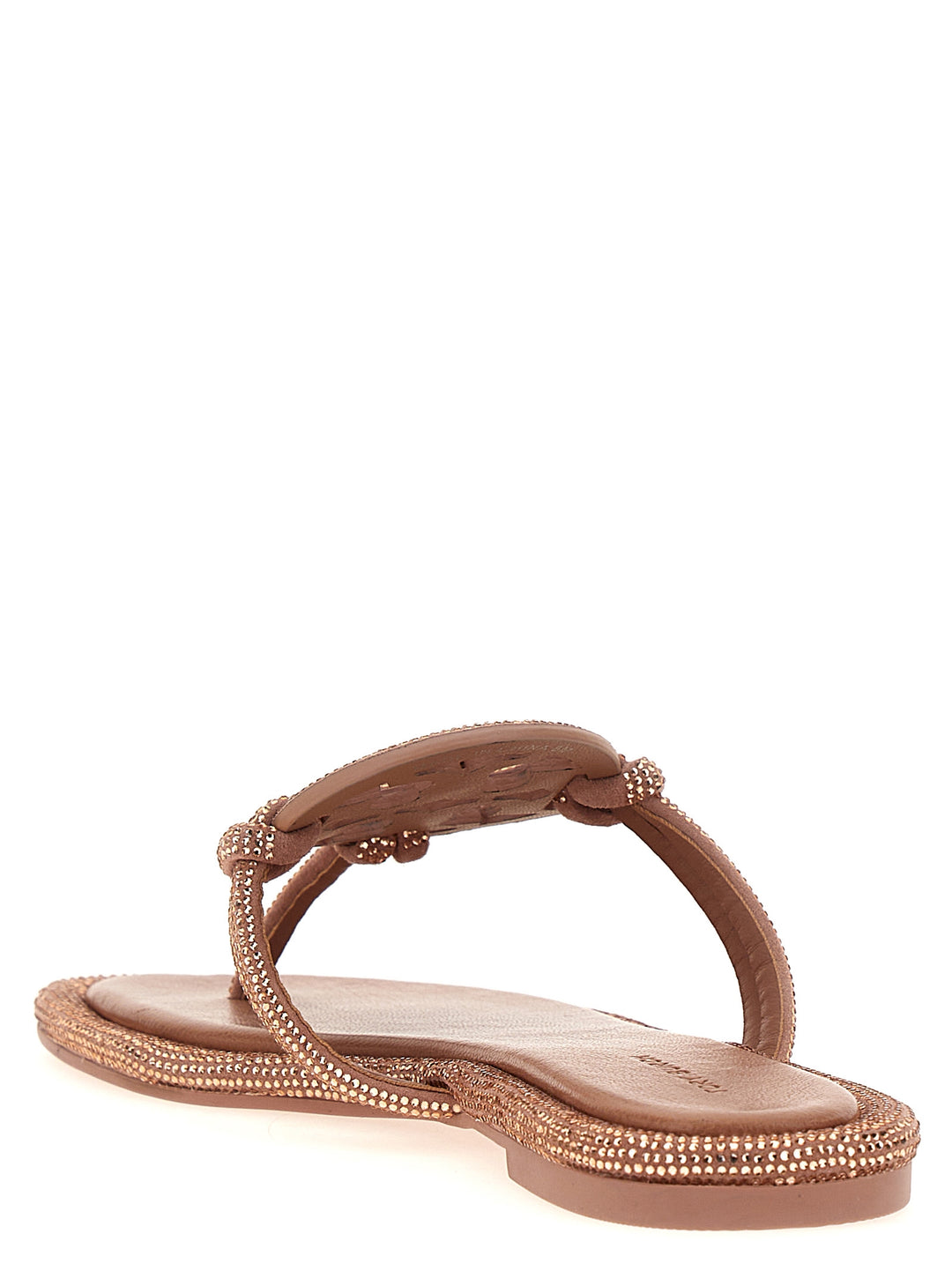 Miller Knotted Pave Sandals Pink