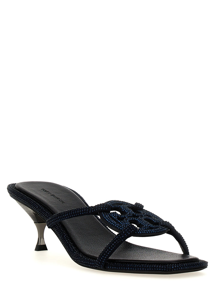 Pave Geo Bombe Miller Sandals Blue