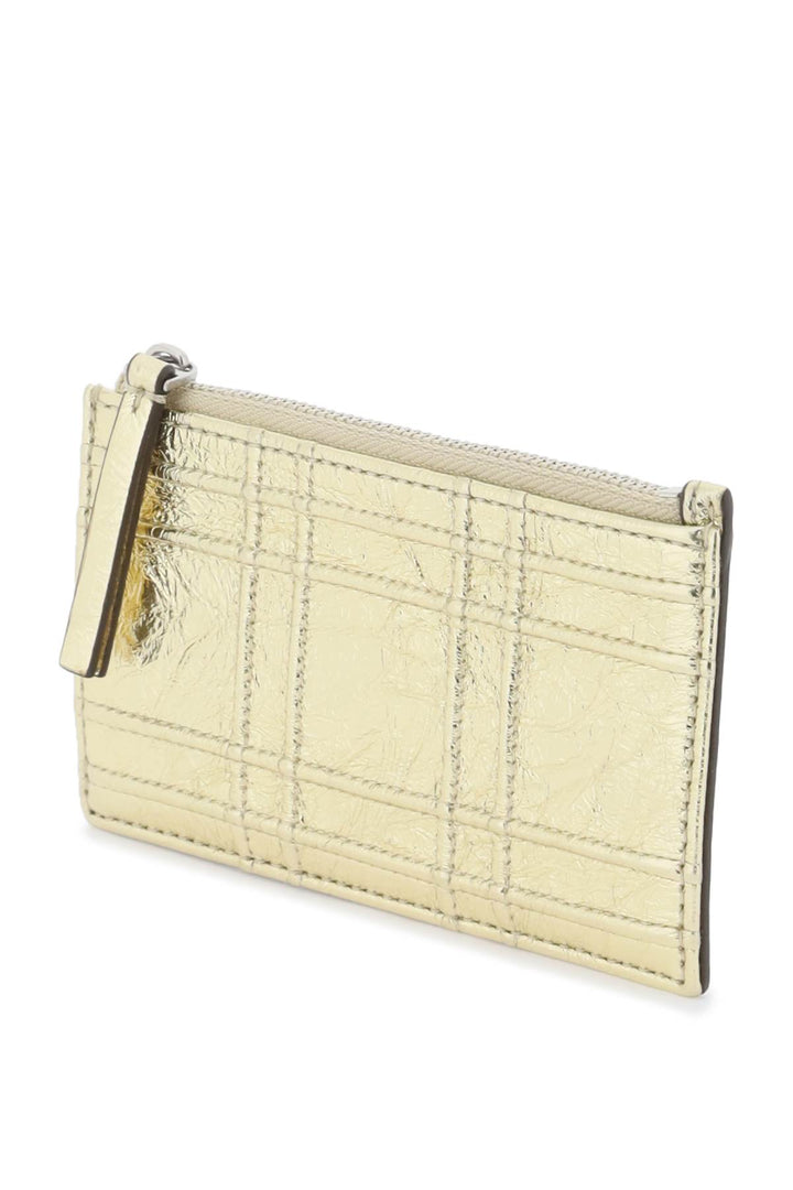 Fleming Metallic Card Holder - Tory Burch - Women