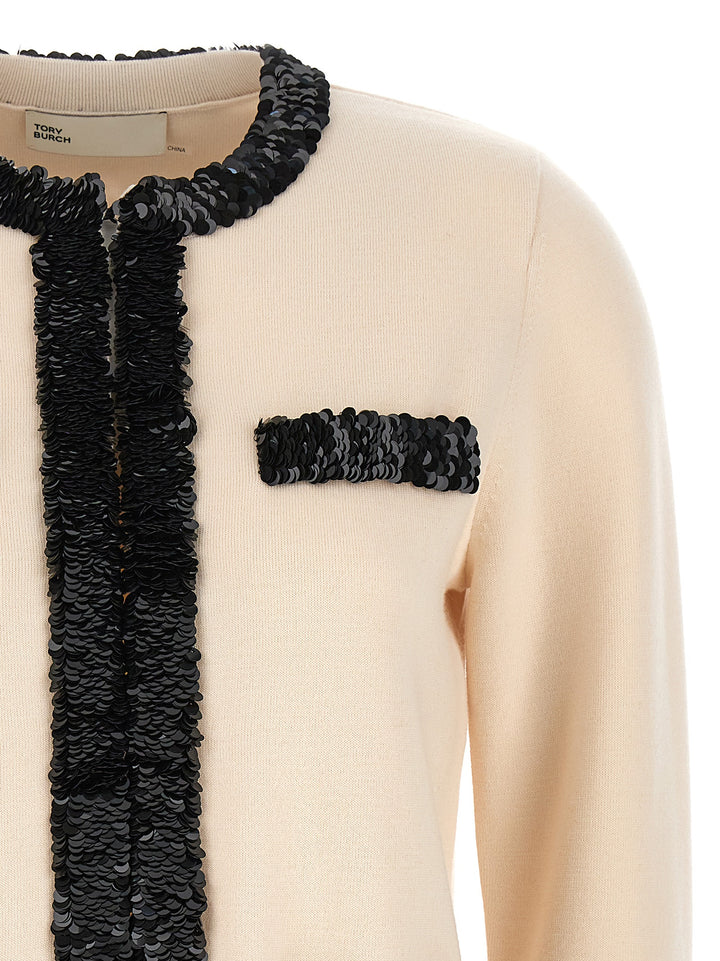 Kendra Sweater, Cardigans White/Black