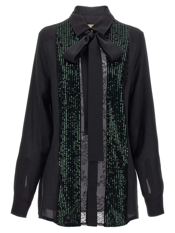 Sequin Lace Shirt Shirt, Blouse Multicolor