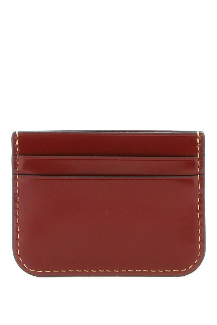 Brushed Leather Eleanor Cardholder - Tory Burch - Women