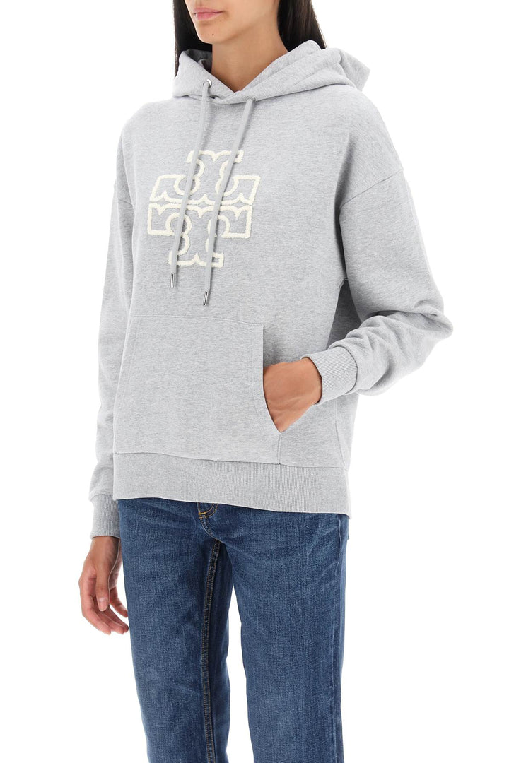 Hoodie With T Logo - Tory Burch - Women