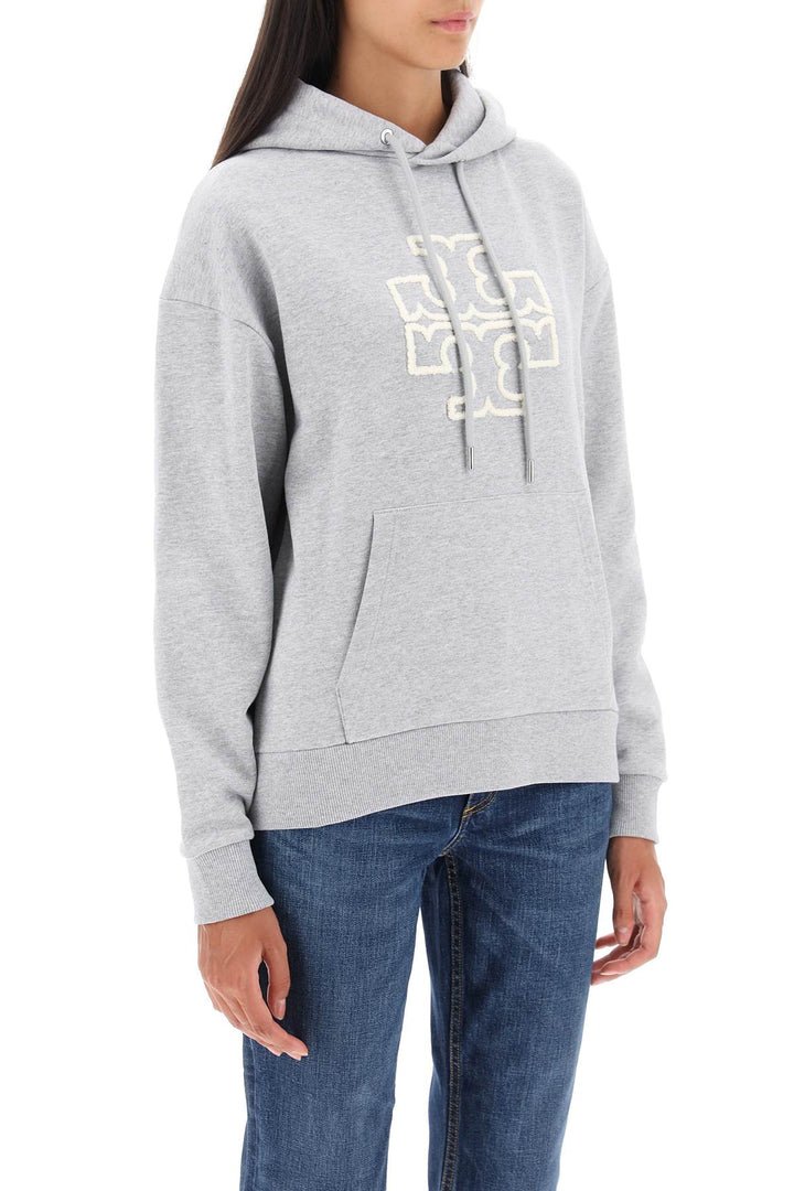 Hoodie With T Logo - Tory Burch - Women