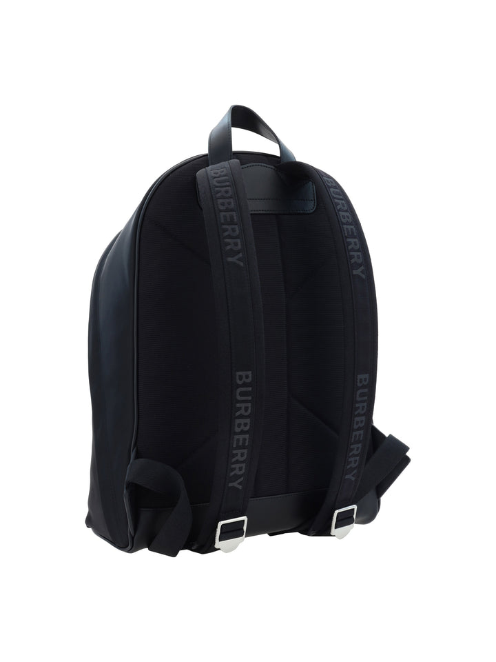 Econyl backpack with frontal logo print