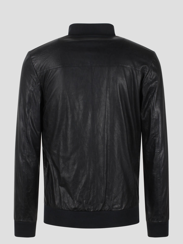 Biker leather jacket