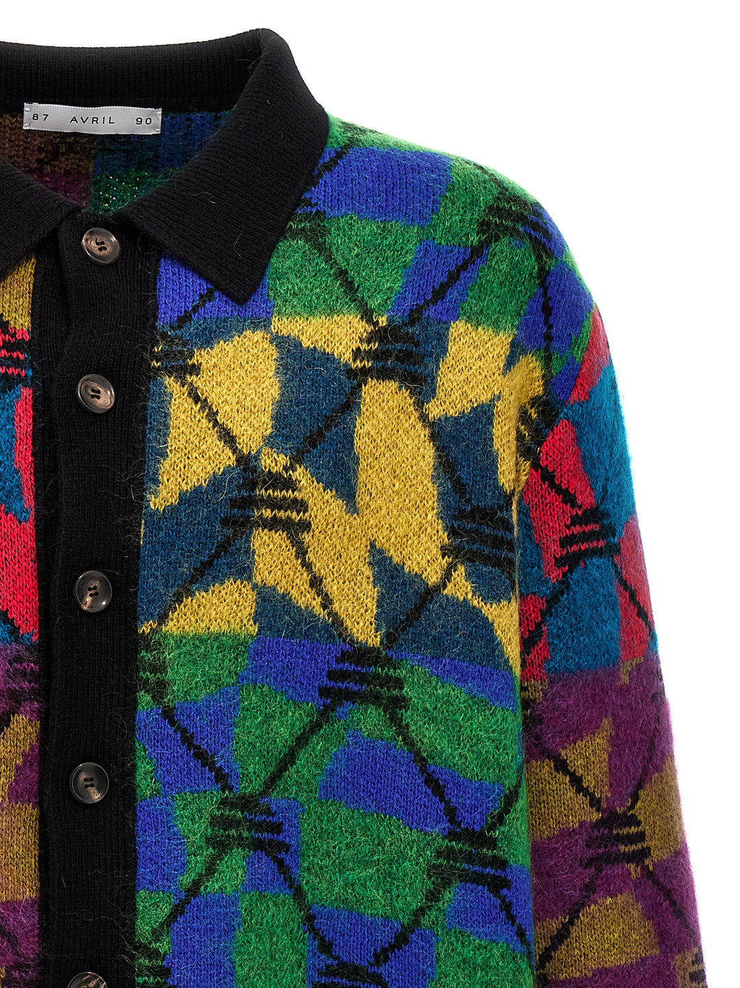 Patterned Cardigan Sweater, Cardigans Multicolor