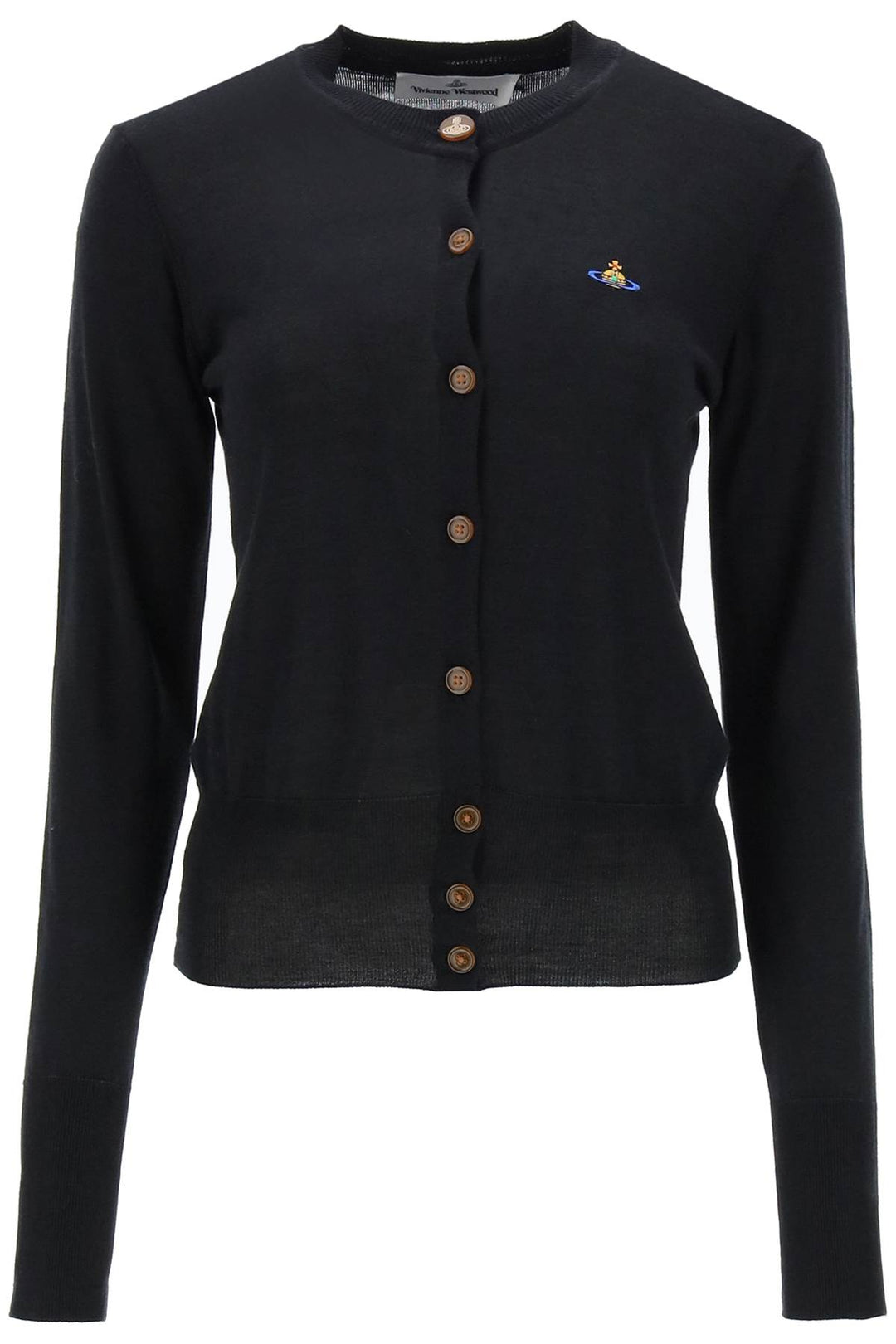 Bea Cardigan With Embroidered Logo - Vivienne Westwood - Women