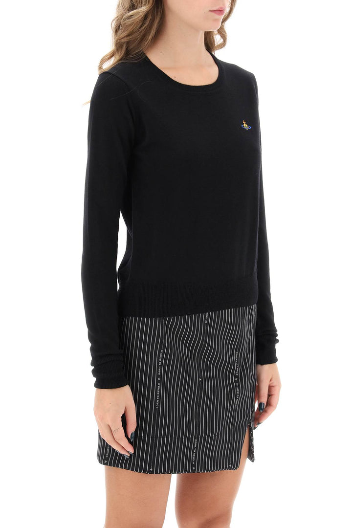 Bea Cardigan With Logo Embroidery - Vivienne Westwood - Women