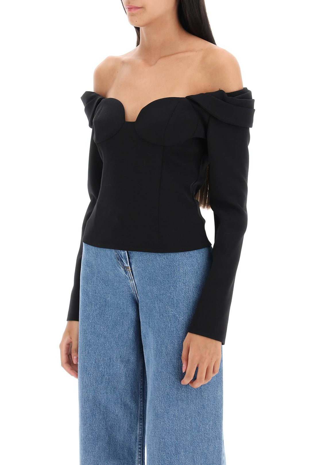 Off Shoulder Bustier Top - Magda Butrym - Women