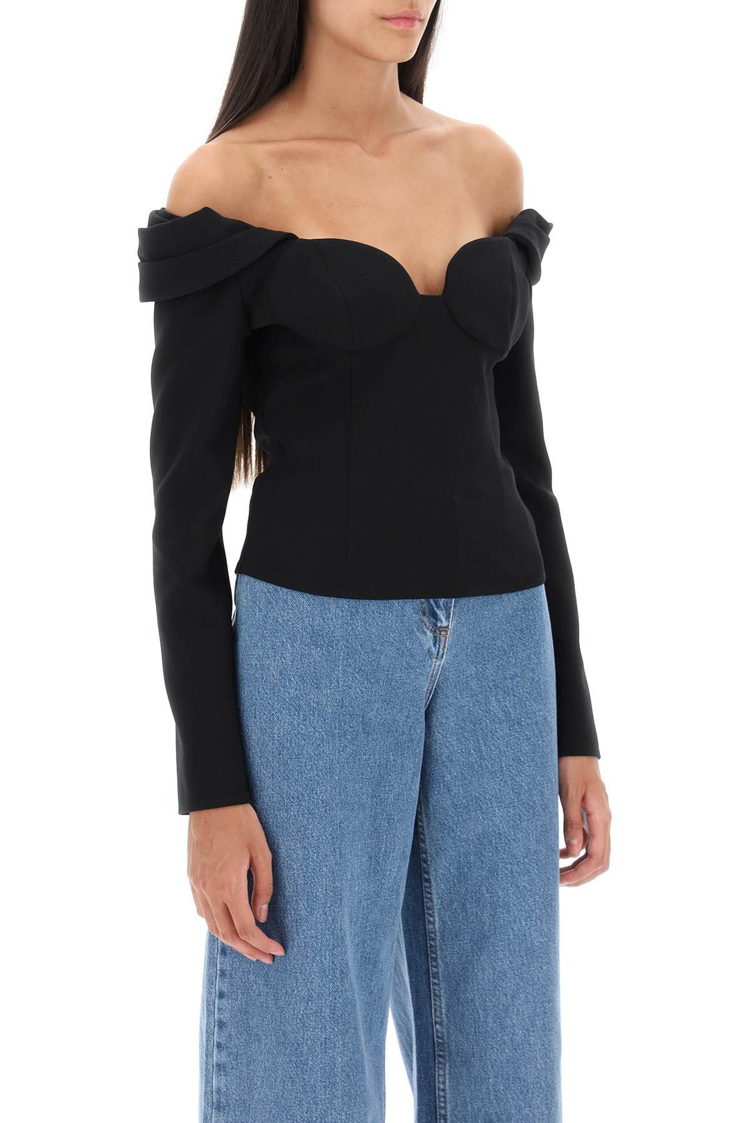 Off Shoulder Bustier Top - Magda Butrym - Women