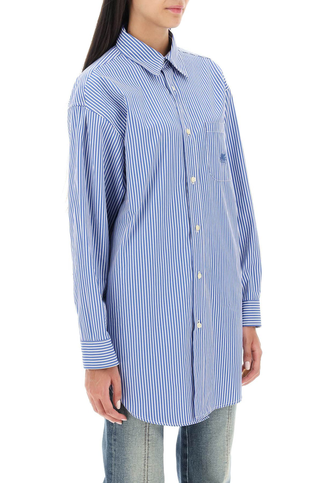 Striped Poplin Shirt - Etro - Women