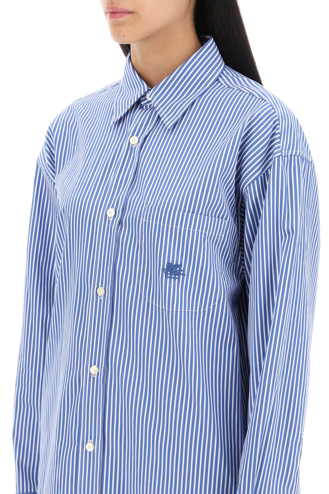 Striped Poplin Shirt - Etro - Women