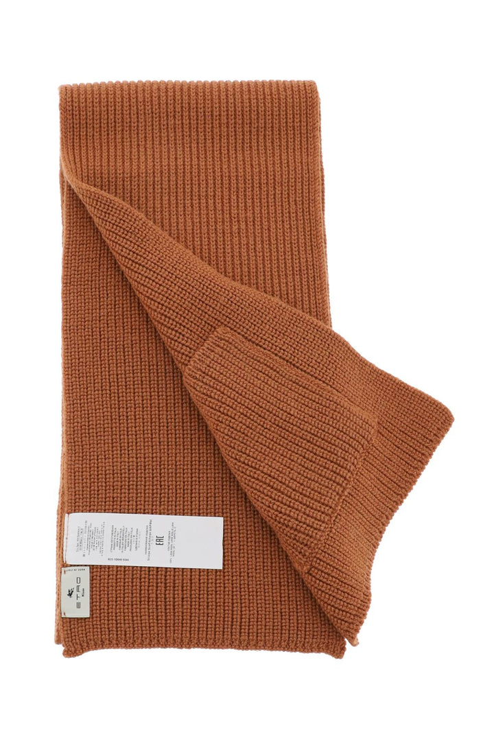 Ribbed Wool Scarf - Etro - Women