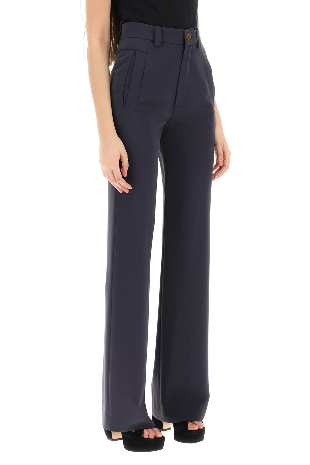 'Ray' Trousers In Recycled Cady - Vivienne Westwood - Women