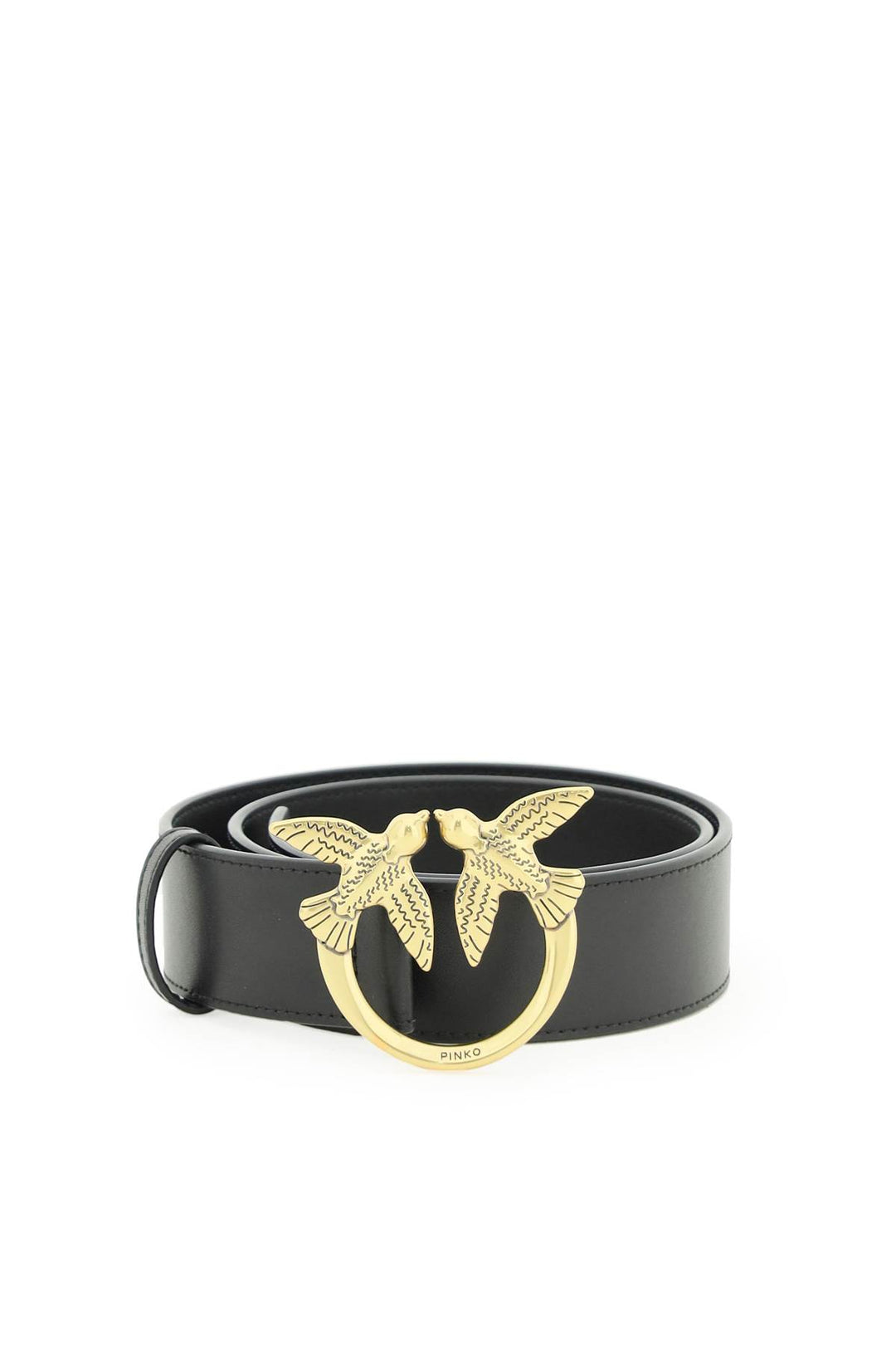 Love Birds Leather Belt - Pinko - Women