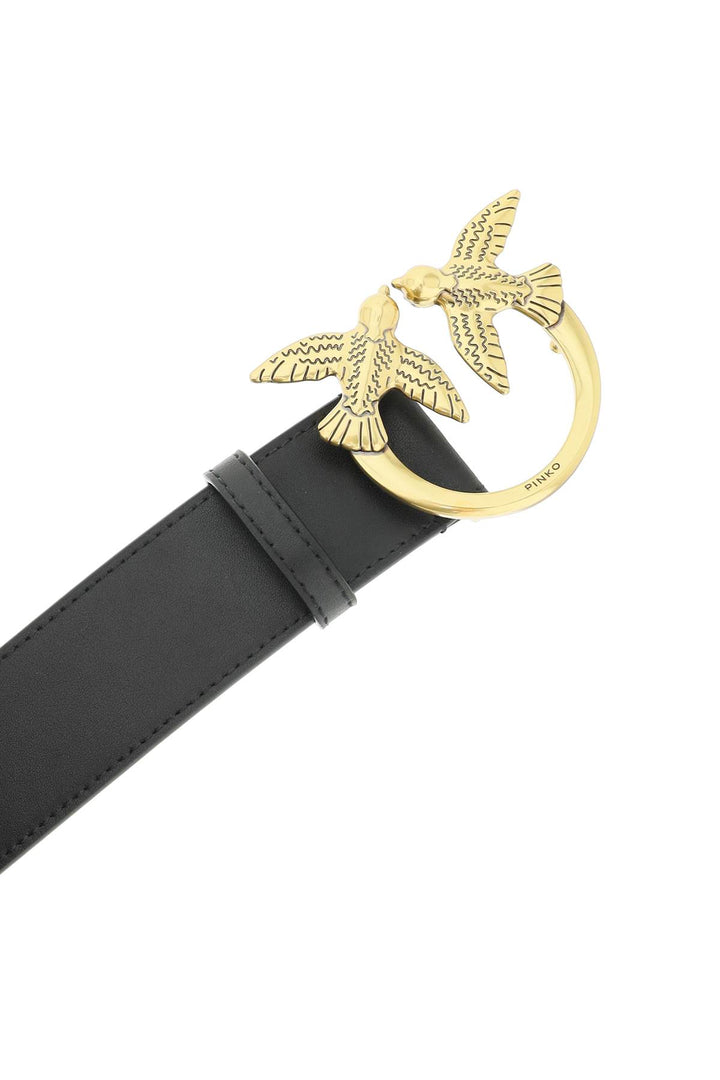 Love Birds Leather Belt - Pinko - Women