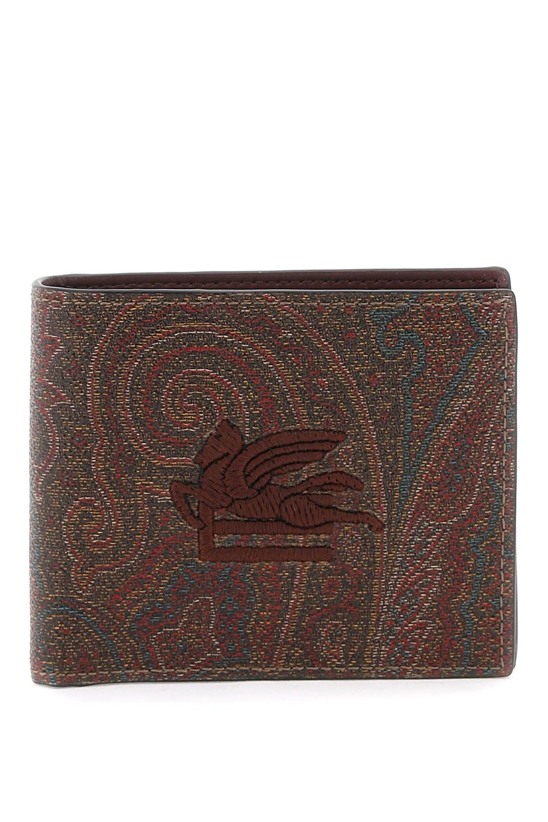 Paisley Bifold Wallet With Pegaso Logo - Etro - Women