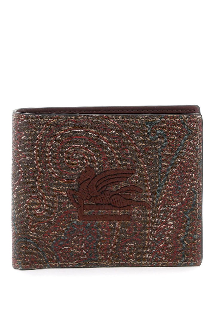 Paisley Bifold Wallet With Pegaso Logo - Etro - Women